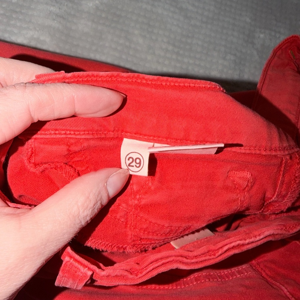 J Brand Vibrant Coral Skinny Jeans size 29 - Picture 5 of 10